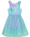 Rare Editions Toddler Girls Metallic Lace Dress